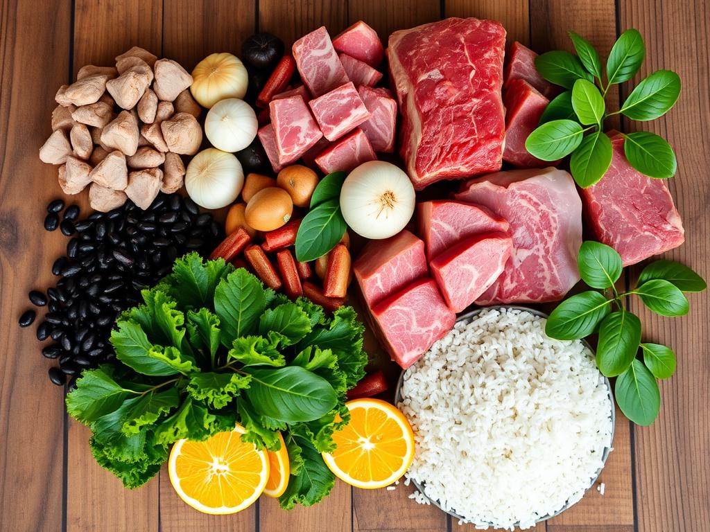 Ingredientes Feijoada Caipira